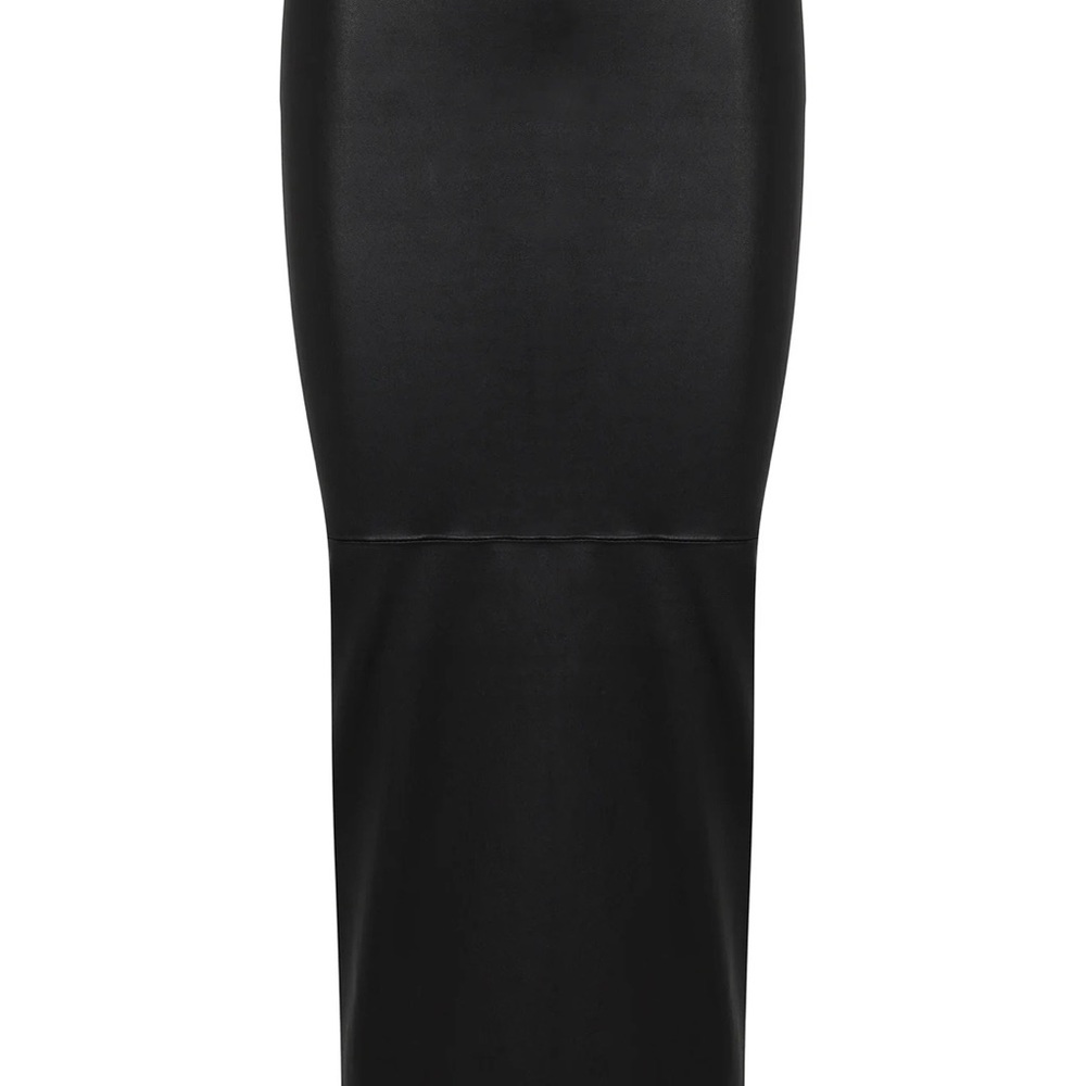 Chic Black Belted Pencil Skirt - Picture 4 of 5